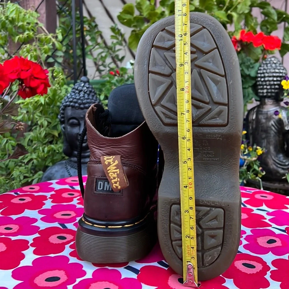 🏴󠁧󠁢󠁥󠁮󠁧󠁿 Dr. Martens Made in England Cap Toe SUPER CHUNKY Ankle Boots UK 8